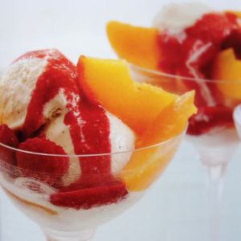 Read more about the article Peach and Vanilla Ice cream