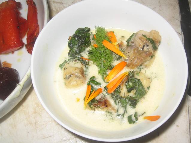 Read more about the article Monk Fish in Sorrel Sauce