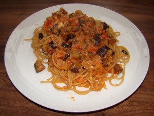 Read more about the article Spaghetti with Aubergine
