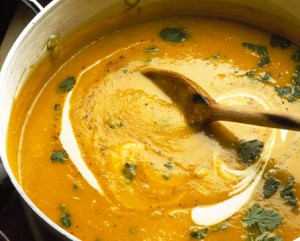 Read more about the article Sweet potato and leek soup