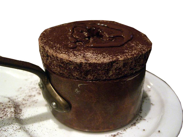 You are currently viewing Steamed Chocolate Soufflé with Chocolate Sauce